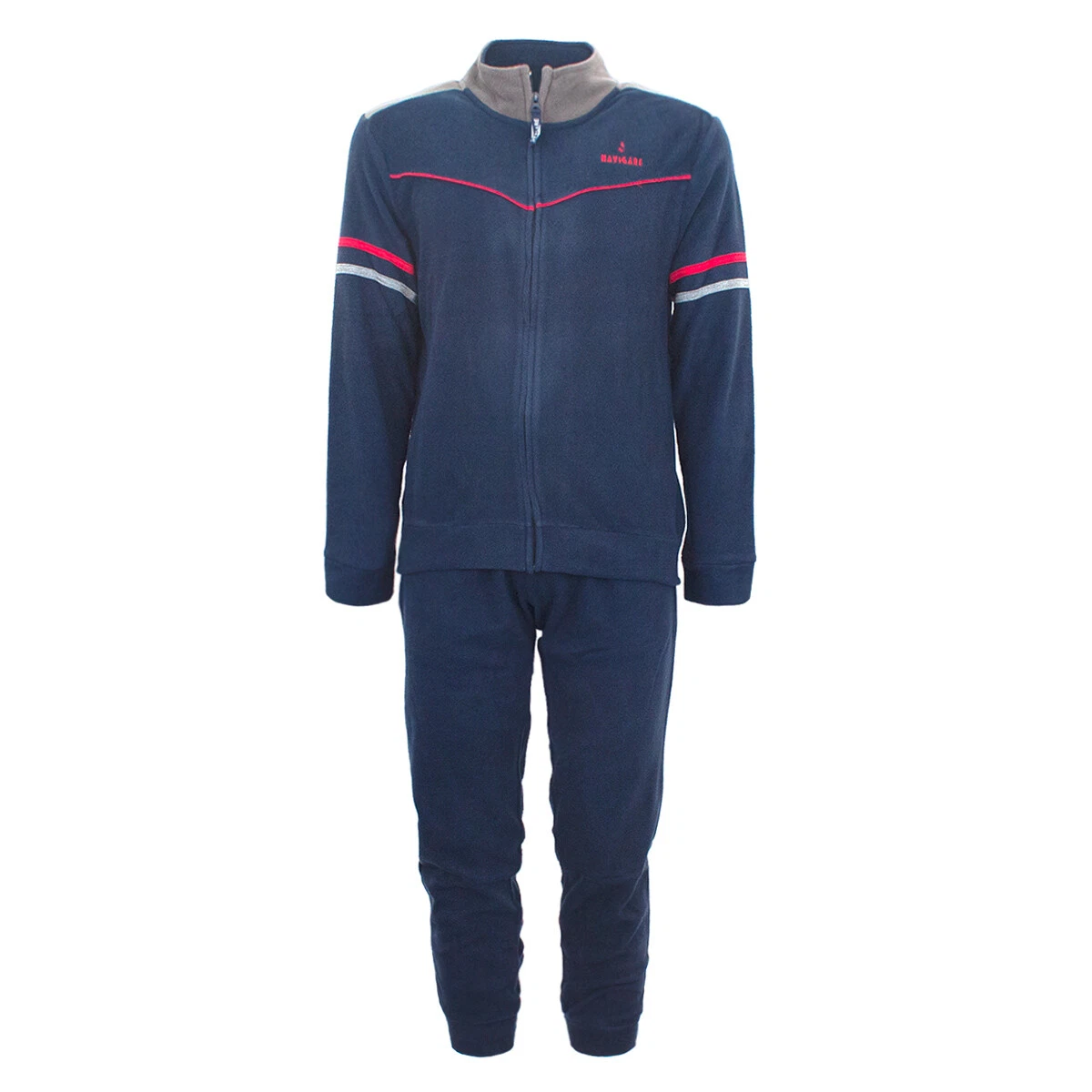 Pyjama Homme HOM 100% Coton - Bleu - Col Chemise - Ouverture Boutonnée - Neuf étiqueté