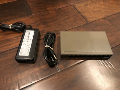 Tenda TEF1109P-8-63W 8 Ports PoE 100Mbps Desktop Networking LAN Switch Camera