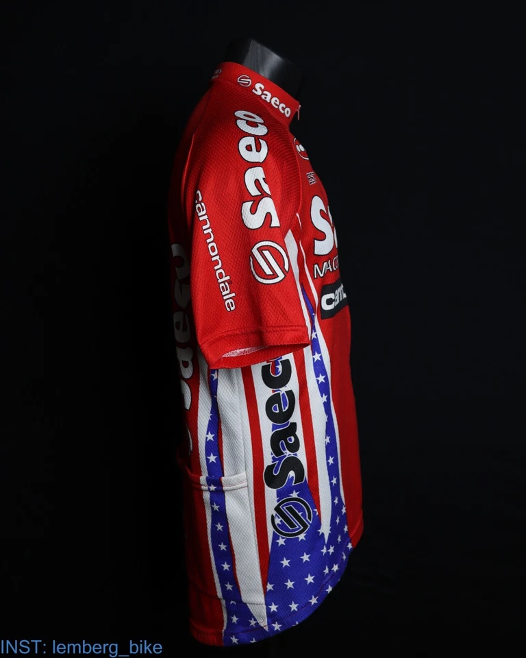 Camiseta de ciclismo vintage Saeco Cannondale Tour de France 1998 (L) Foto 4 de 4