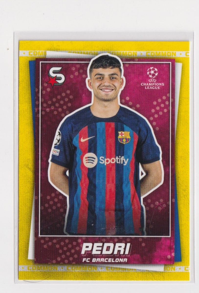 Pedri Yellow Parallel Topps Superstars Barcelona 2022-23 #49