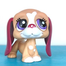 Authentic Littlest Pet Shop #1785 Basset Hound Dog / Original Hasbro LPS