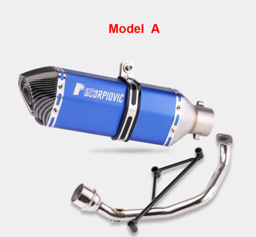 For Yamaha GY6-150 GY6-125 Exhaust System Muffler Tips Front Header Pipe - Picture 8 of 9