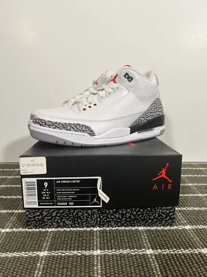 Size 9 - Jordan 3 Retro White Cement 2011 - image 1 of 4