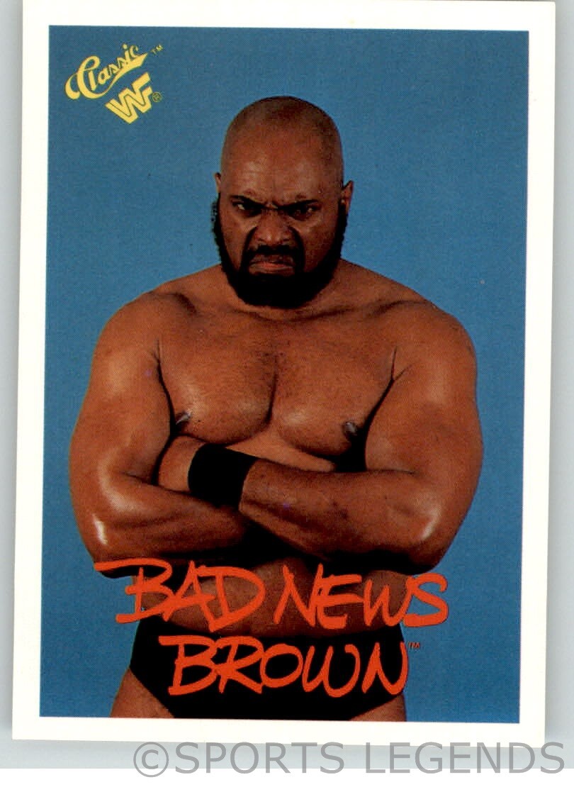 1990 Classic WWF WWE #79 Bad News Brown | eBay