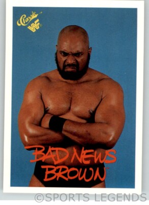 1990 Classic WWF WWE #79 Bad News Brown | eBay