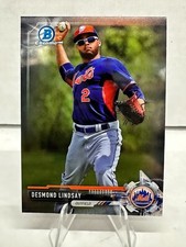 2017 Bowman Chrome Prospects Card #BCP179 Desmond Lindsay New York Mets
