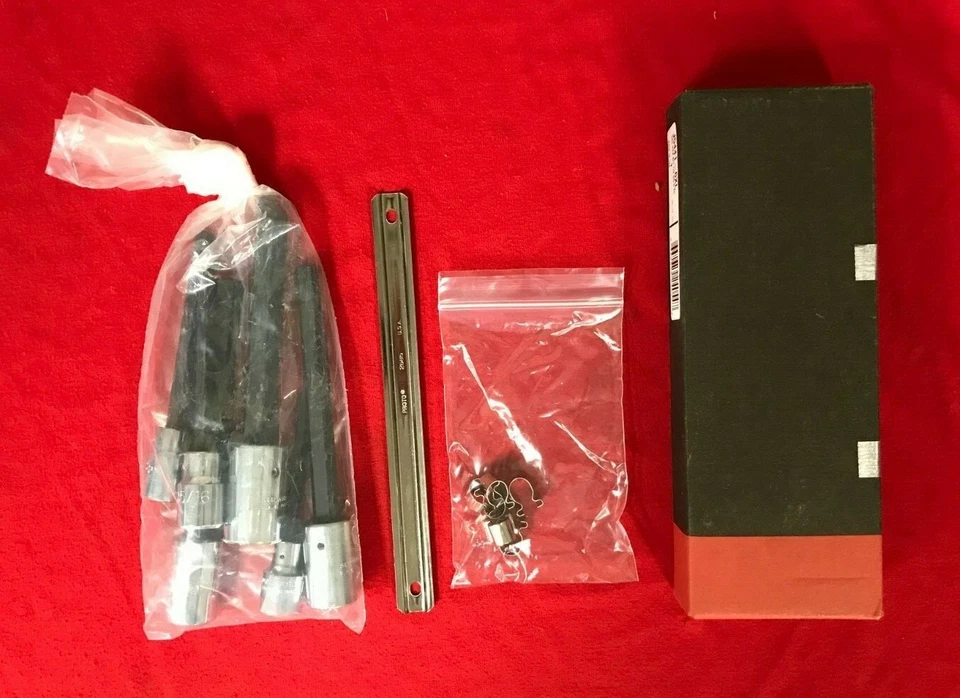 J5441-6XL Proto 1/2" Drive 6 Pc SAE Extra Long Hex Bit Socket Set 1/2" - 9/16" - Image 3 of 4