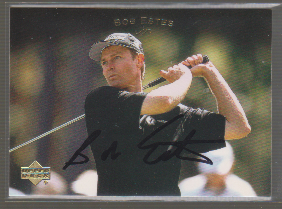 Autographed 2003 Upper Deck Bob Estes