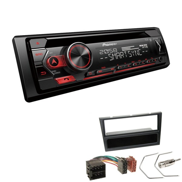 Pioneer 1-DIN Autoradio CD Bluetooth Spotify USB FüR Opel Combo + C Schwarz-image