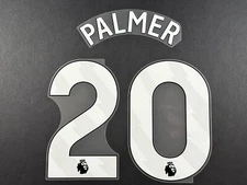 CHELSEA 2023 2025 PALMER 20 OFFICIAL AVERY DENNISON WHITE KIDS SIZE NAMESET