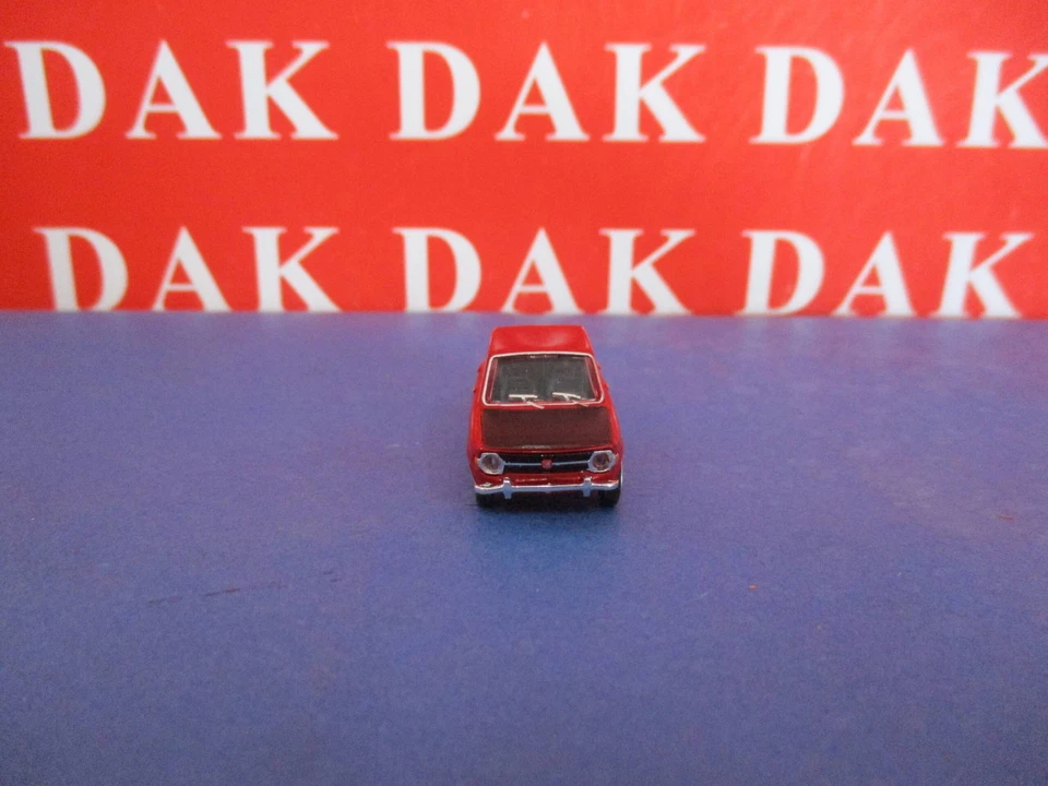 1/87 Modellino Auto Fiat 128 Rosso con Cofano Nero 1969 by Brekina - Immagine 3 di 4