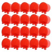 20Pcs Plastic Birds Feeders Seed Bowl for Cage,Hanging Chicken Water Feeder8120