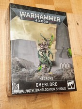 Necrons: Overlord with Translocation Shroud - Warhammer 40k NEW  SEALED.