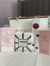 Women’s Fragrance bundle x4 perfumes, Knightsbridge London, all new and sealed