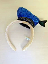 【US Tax In】Donald Duck HeadBand Sequins Hat Tokyo Disney Resort Store Japan Used