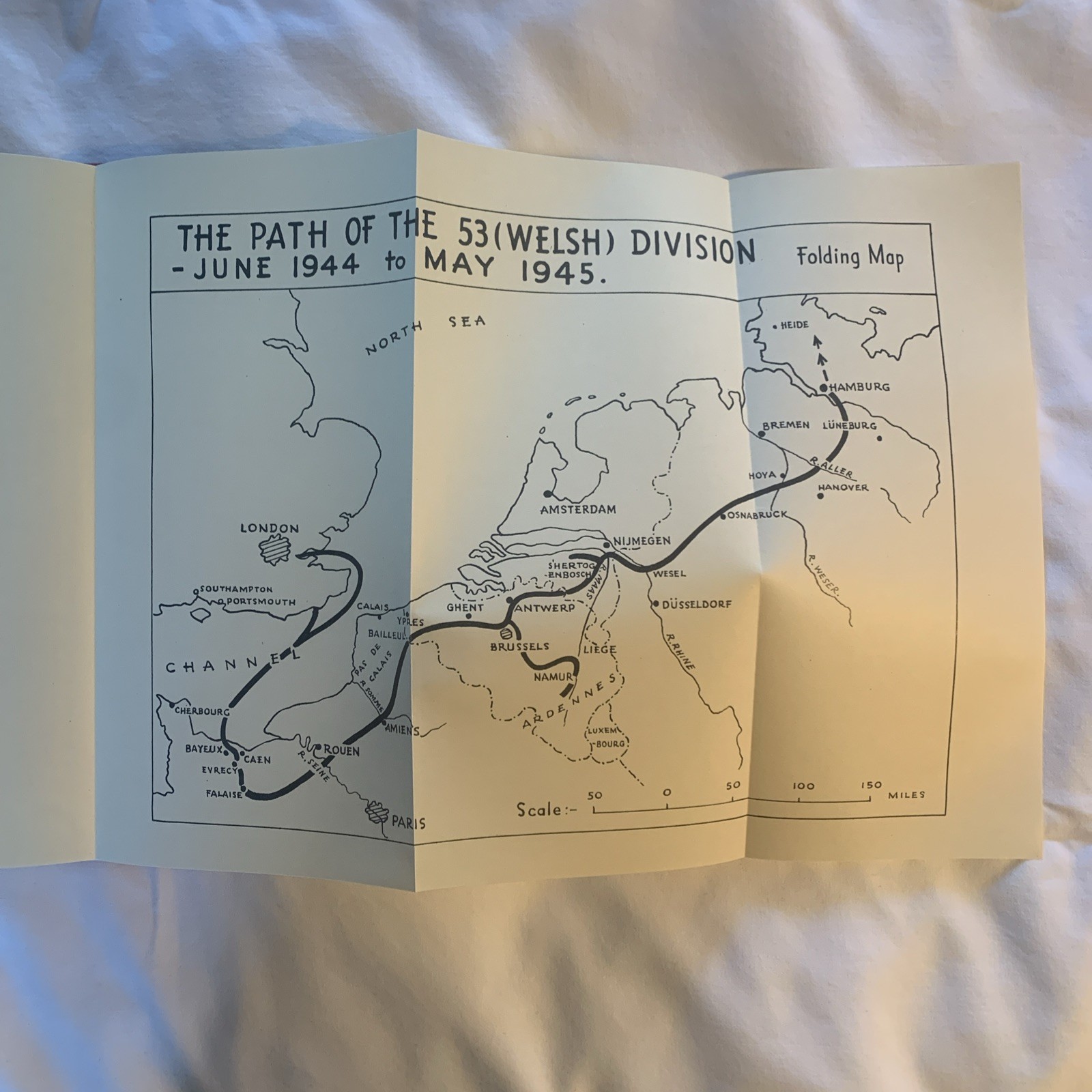 History of 53rd (Welsh) Division in the Second World War by Barclay (HC 1956) UK