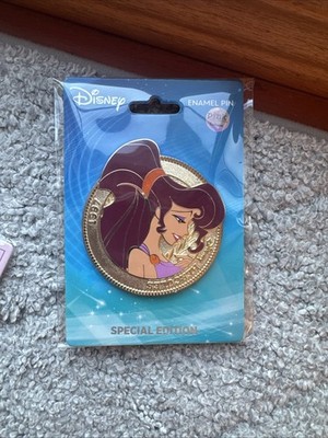 Disney Megara Coin Pin Pink A La Mode PALM Special Edition 300 Meg Coin Hercules
