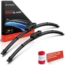 A-Premium 2x Front 24" & 19" Wiper Blades for BMW X2 Audi Q2 VW Jetta Passat CC