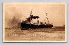 Vintage SS Rose City Steamship Postcard Portland San Francisco Los Angeles