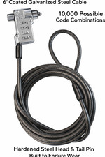 Codi 4-digit Combination Notebook Computer Titanium Lock For PC and MAC - NEW