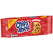 Chips Ahoy Chewy Cookies, Family Size Chocolate Chip, 19.5 oz