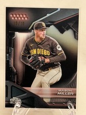2026 Topps Chrome Black Mason Miller Rose Gold 10/10 Bookend Padres 