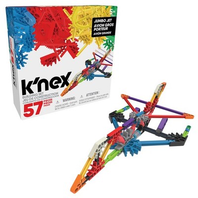 Phantasie-Jumbo-Jet Baukasten, K'NEX, Basic Fun, 17022, 57 Teile, Bu (US IMPORT)