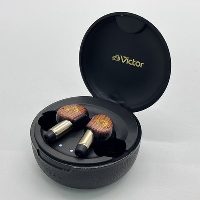 WOOD master　HA-FW5000T Victor HA-FW5000T-T WOOD Master True Wireless Earphones Sunburst