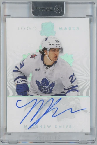 2023-24 Upper Deck The Cup Logo Marks Auto Matthew Knies Rookie Auto #LM-MK - Photo 1 sur 2