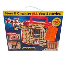 Battery Daddy Smart Storage System 150 Battery Organizer Case with Tester Red