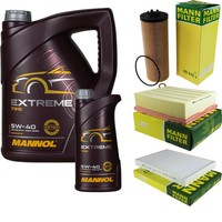 Mann Inspektionspaket 6L Mannol Extreme 5W-40 FüR Audi A4 Avant 2.5 TDI