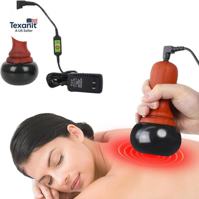 Hot Stones Massage Set with Warmer, Adjustable Temperature Bian Stone Electric B