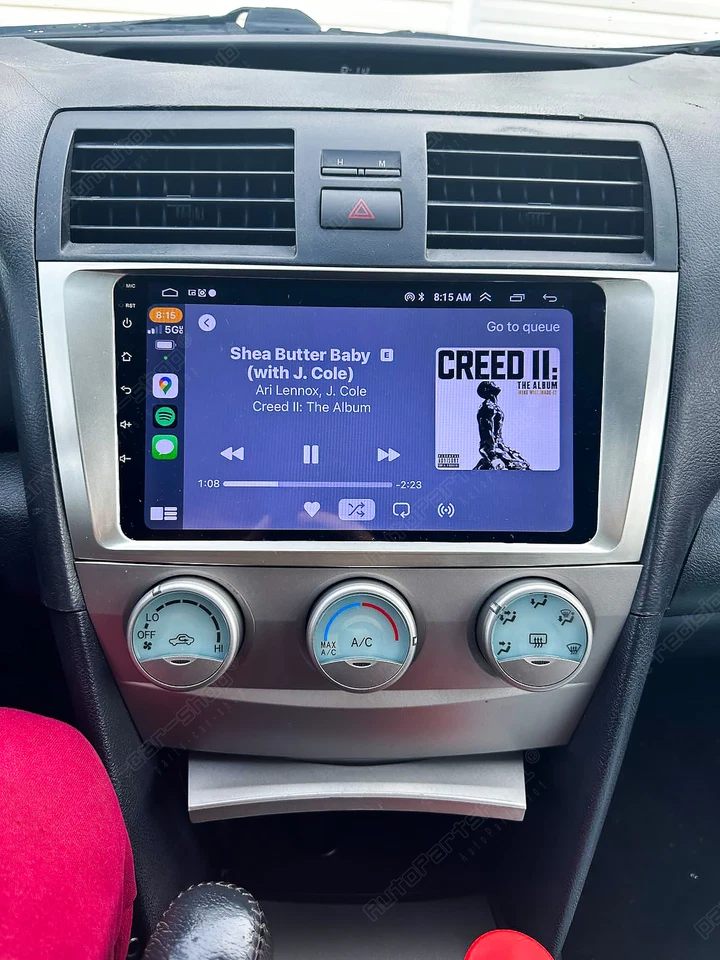 Radio estéreo para automóvil Toyota Camry JBL 2007-2011 9" Android 13.0 Carplay GPS WIFI Foto 2 de 4