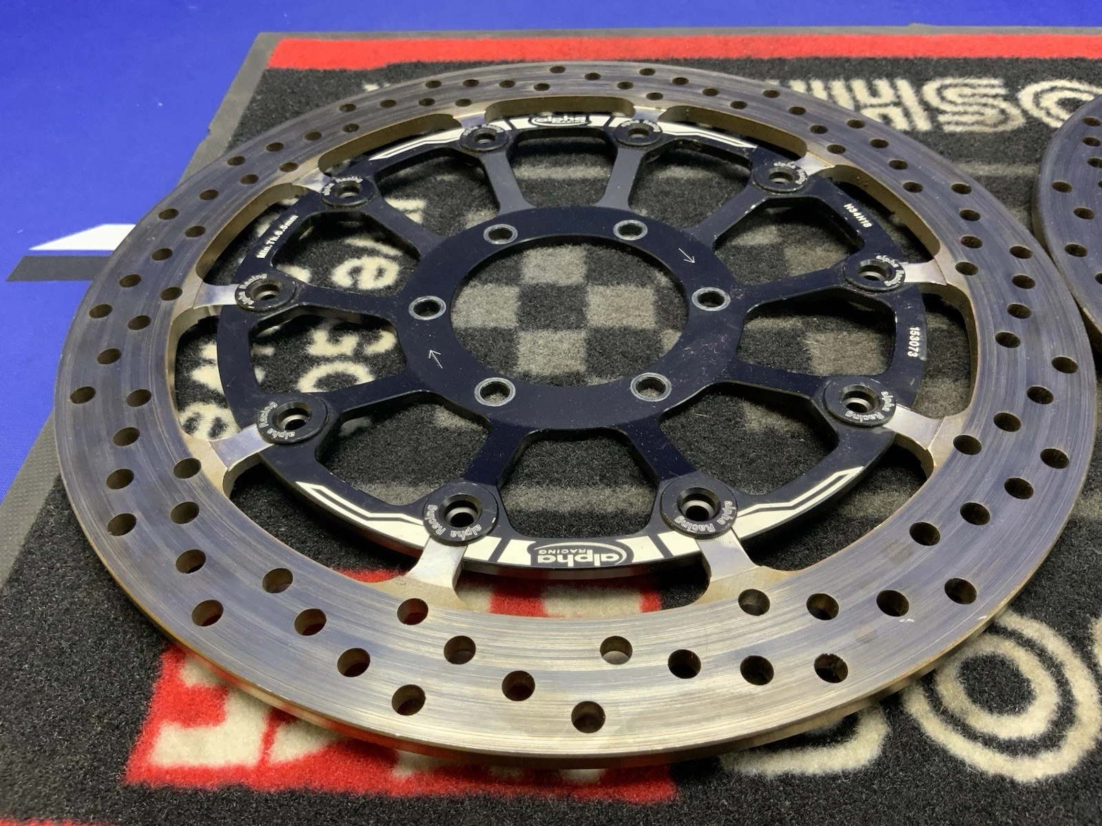 Alpha Racing Front Brake Rotor Set BMW S1000RR 2012-2018 3411A210T01