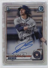 2020 Bowman Chrome Prospect Refractor 363/499 Jordan Brewer #CPA-JBR Auto x2o