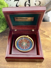 VTG Copper/Brass Handheld Directional Compass in Wood CorporatePresentation Box