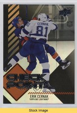 2024-25 Upper Deck Series 1 Checkpoint Black Erik Cernak #CP-17 READ f6d