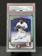 2025 Bowman - Chrome Prospect Autographs Sebastian Walcott #CPA-SW 