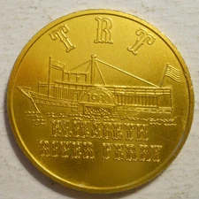 TRT Elizabeth River Ferry (Norfolk) transit token - VA580Q