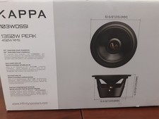 infinity kappa subwoofer