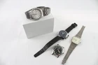 Vintage Quartz Watches Seiko Ingersoll SPARES/REPAIRS x 4