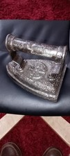 Antique Victorian Heavily Decorated Flat/Sad Iron.  Weighing 2.6 Kg.  Price Drop