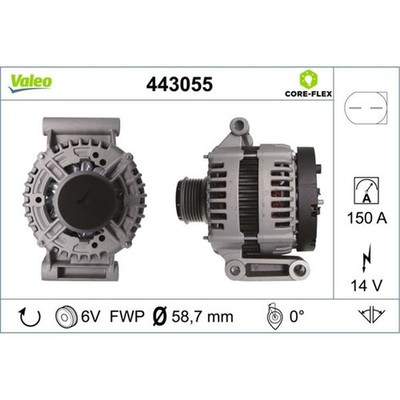 Valeo Lichtmaschine für Citroen Fiat Ford Peugeot