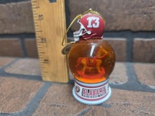 Alabama Crimson Tide Snow Globe Ornament By The Danbury Mint Collectable