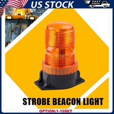 Yellow Amber Led Strobe Beacon Light Rooftop Forklift Car Trucks 30-led Us 1-10x