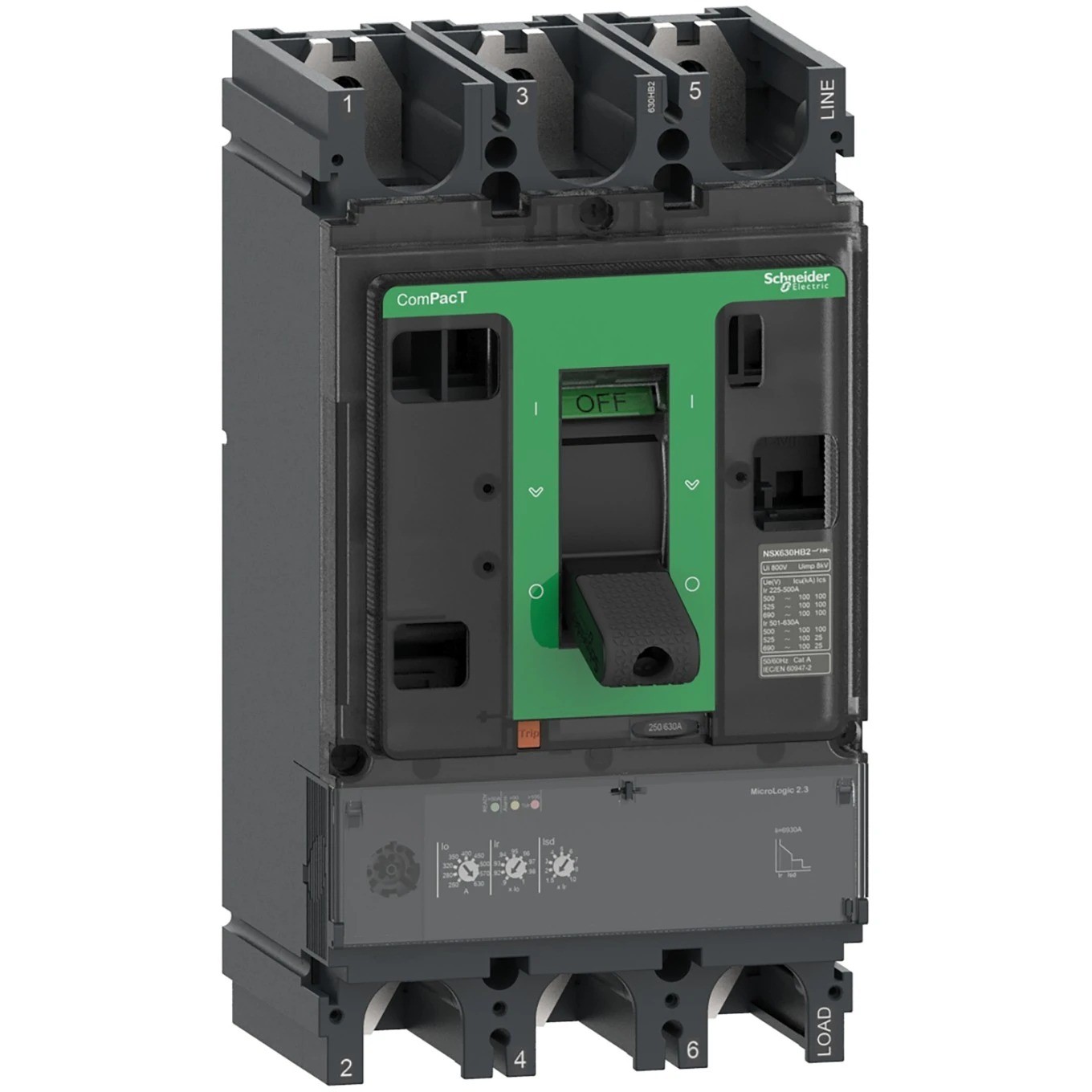 ComPacT NSX, Switch NSX400H Mic2.3 400A 3P C40H32D400