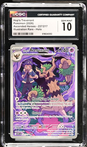 Hop's Trevenant graded CGC 10 for sale on eBay