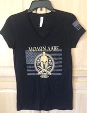 Worn Once- Small/Medium- Infowars Molon Labe- Alex Jones T-Shirt