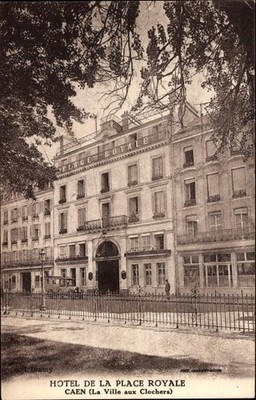 Ak Caen Calvados, Place Royale Hotel - 4079689