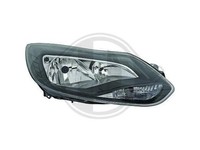 Scheinwerfer Rechts Schwarz Depo/Tyc FüR Ford Focus 2011-2014